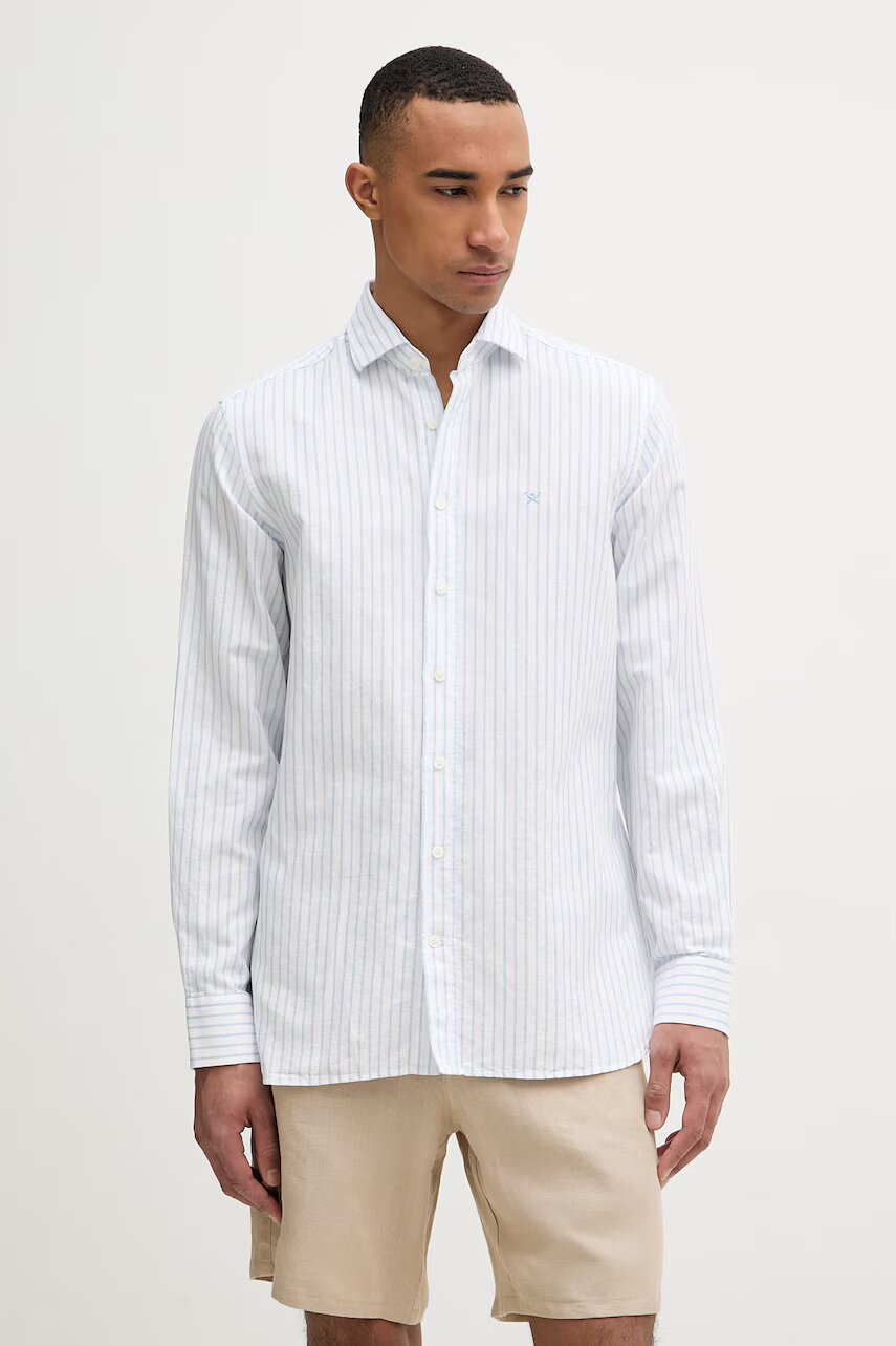 Hackett London cămașă pentru bărbați cu amestec de in
