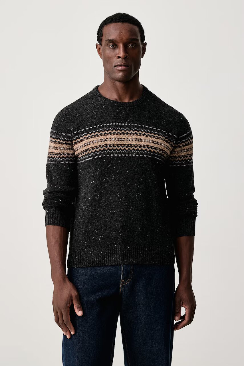 Hackett London pulover pentru bărbați din lână merino