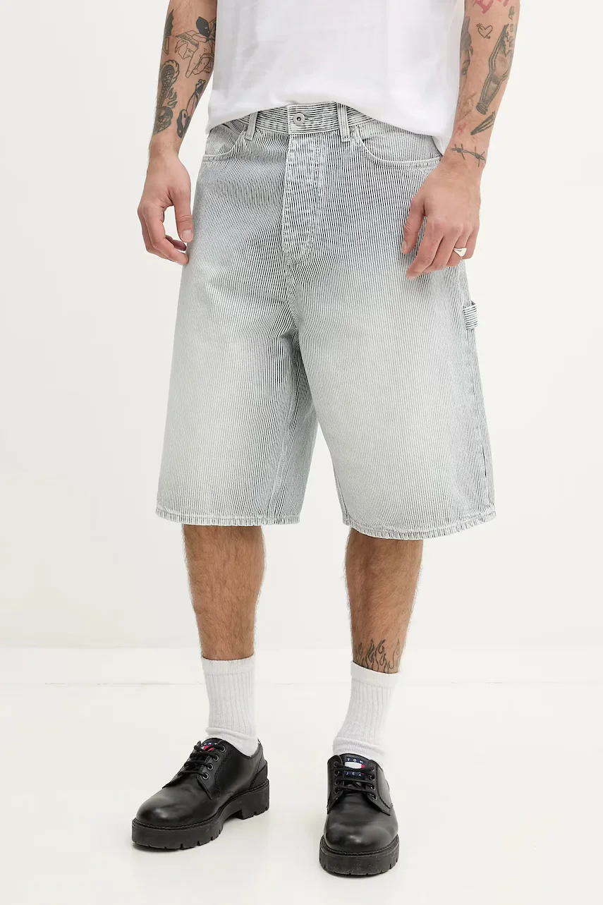 HUGO Blue pantaloni scurți jeans