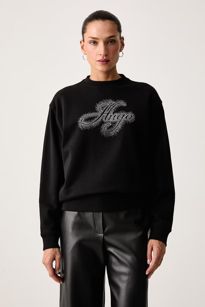HUGO hanorac oversized pentru femei din bumbac Danicey