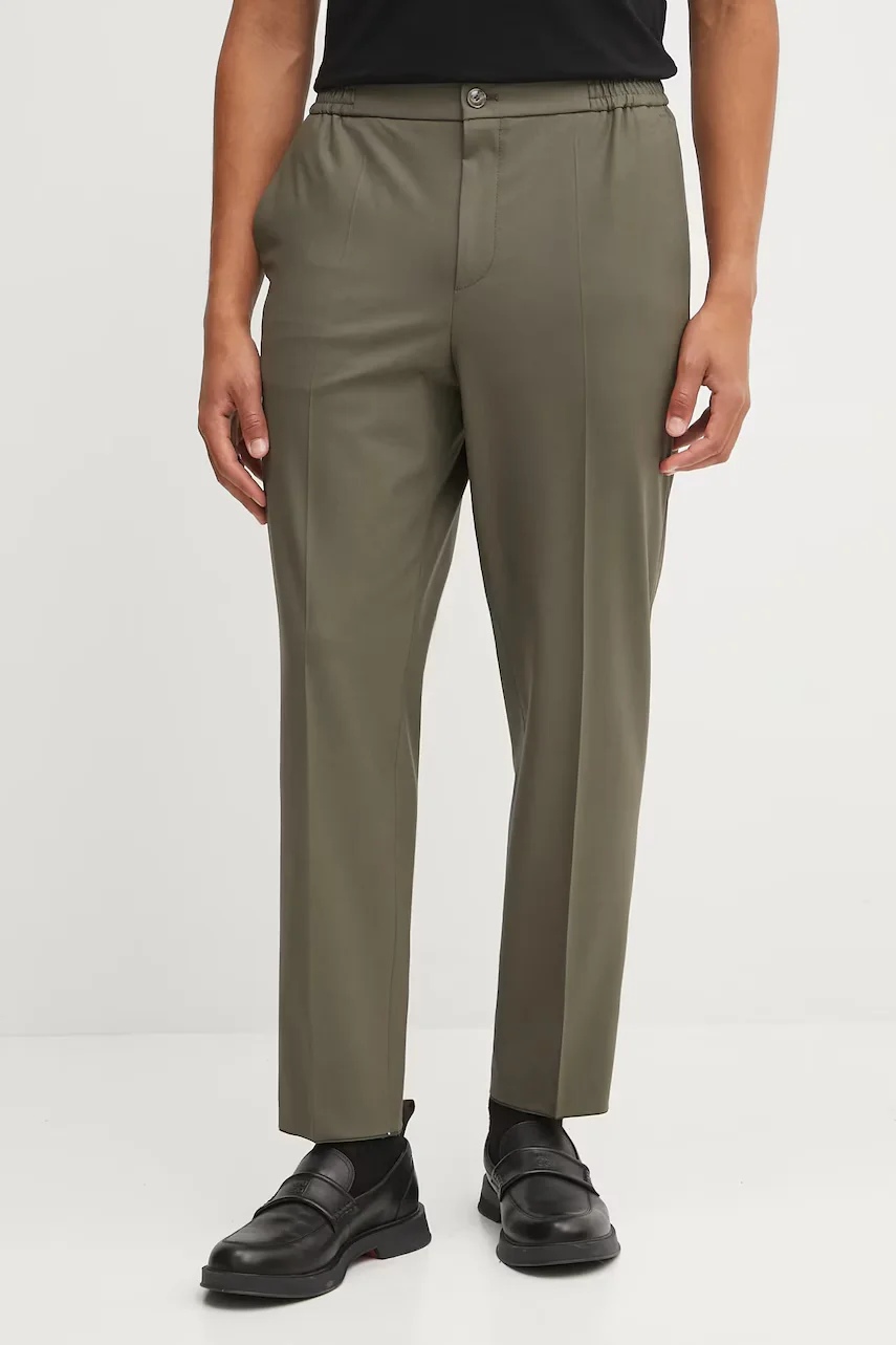 HUGO pantaloni de lână Gos233F1X