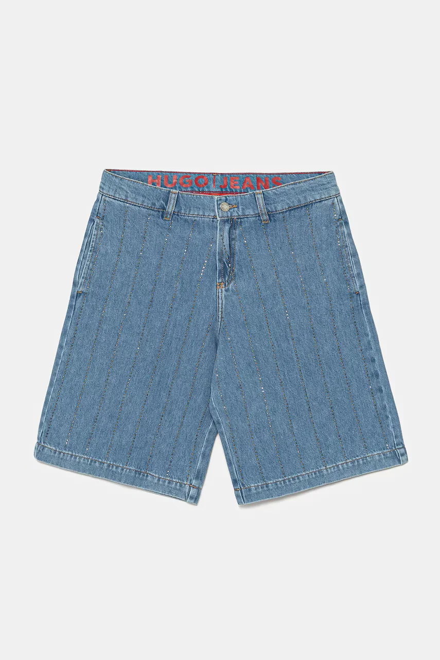 HUGO pantaloni scurti din denim pentru copii