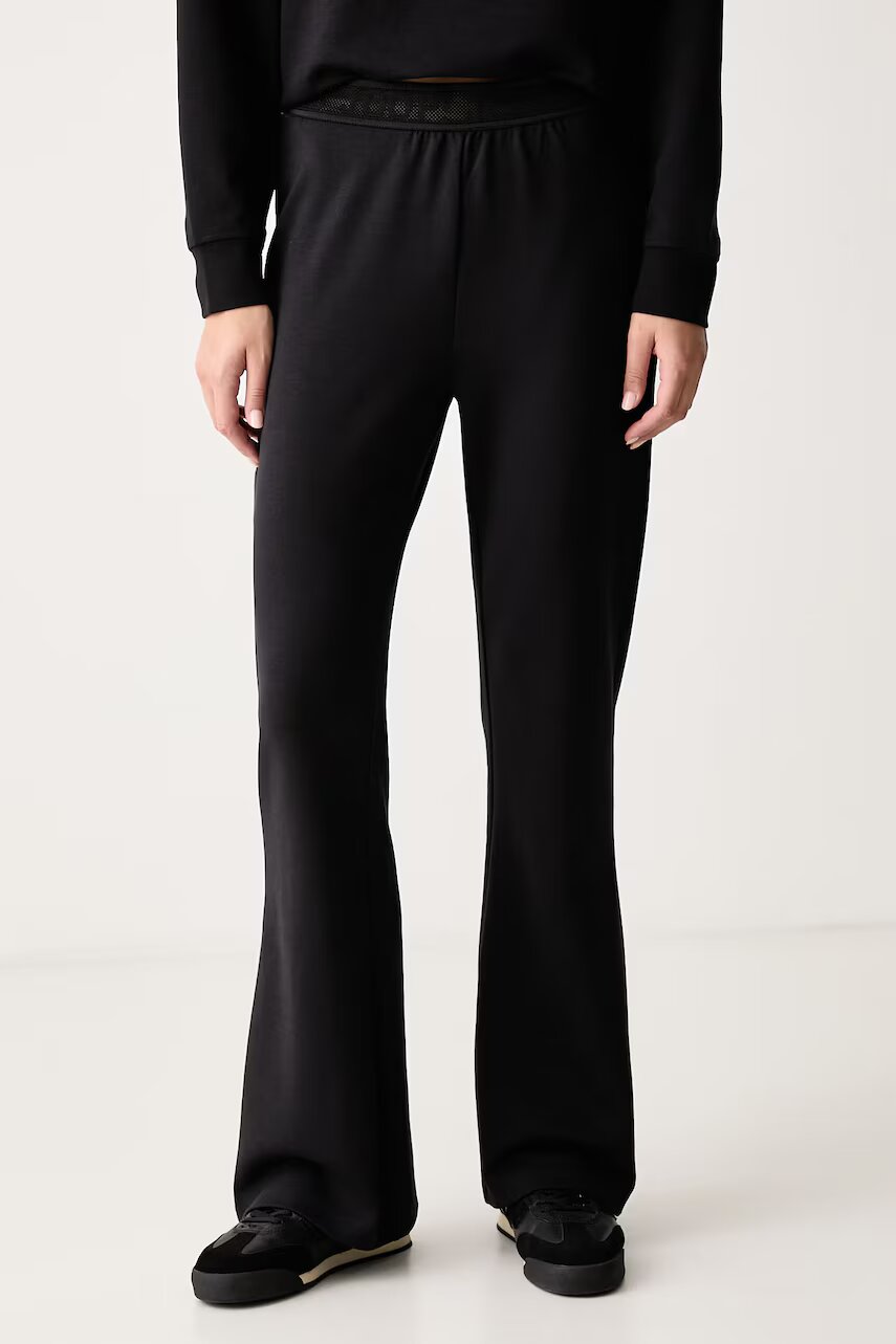 Joop! pantaloni evazați bell-bottom pentru femei cu bumbac