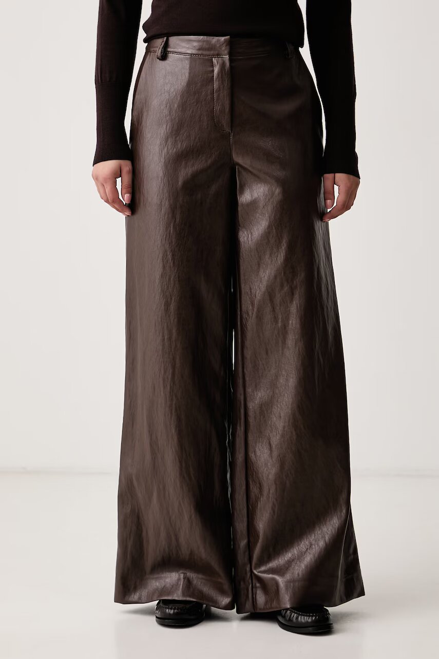 Kaos pantaloni pentru femei din imitație de piele
