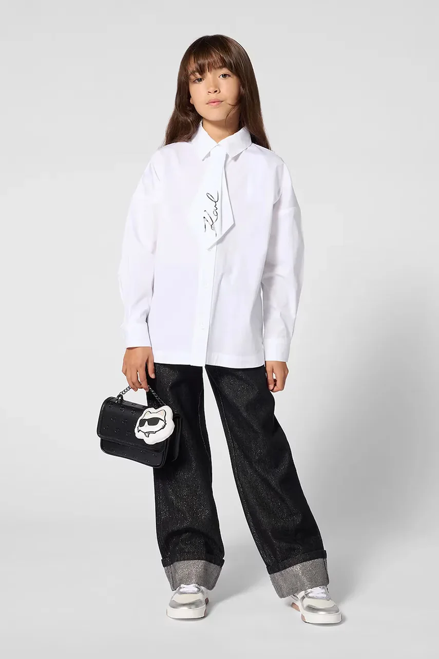 Karl Lagerfeld blugi straight pentru copii