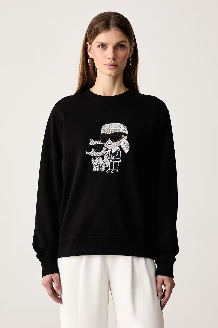 Karl Lagerfeld hanorac pentru femei din bumbac