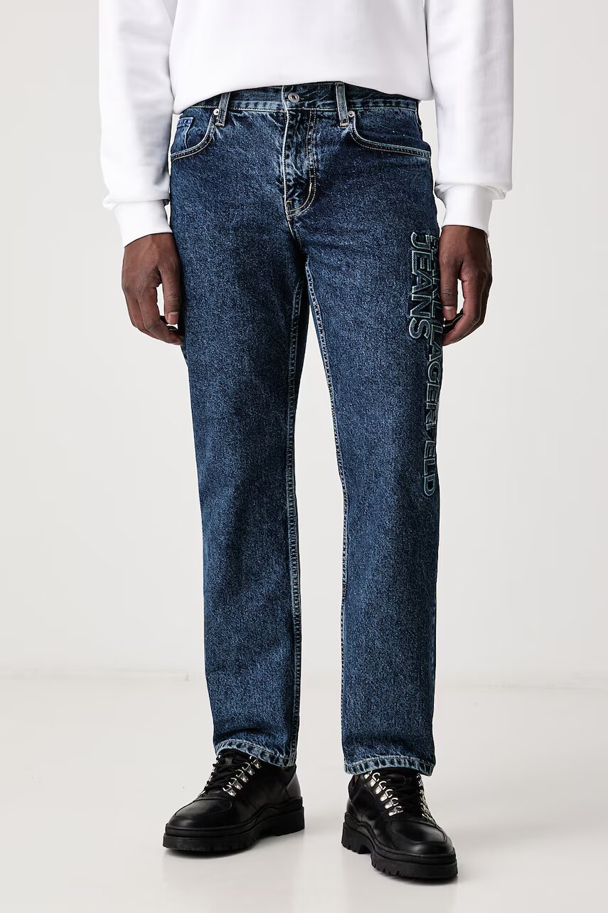 Karl Lagerfeld Jeans blugi straight pentru bărbați