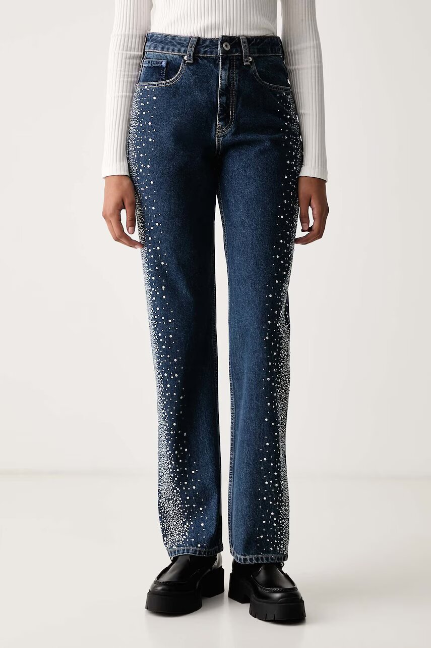 Karl Lagerfeld Jeans blugi straight pentru femei