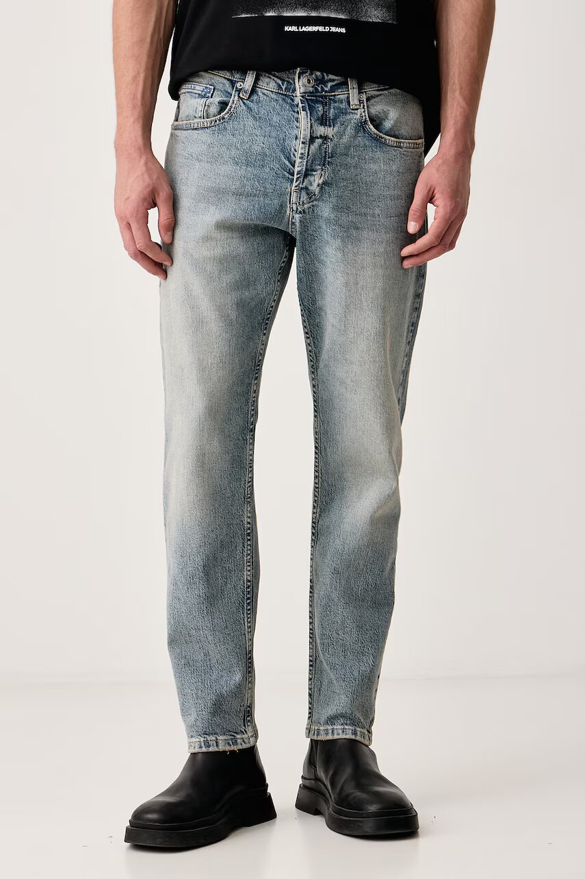 Karl Lagerfeld Jeans blugi tapered pentru bărbați