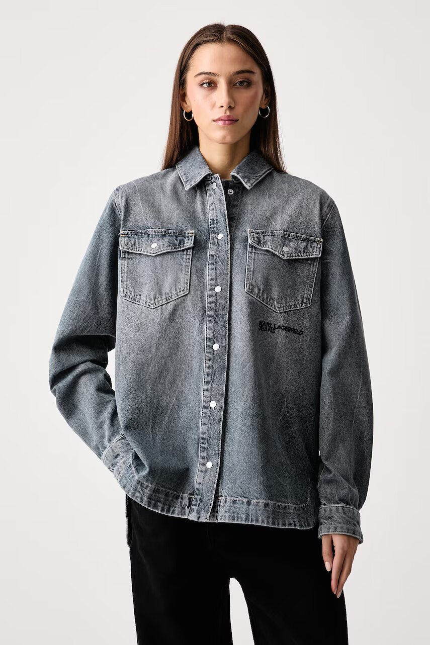 Karl Lagerfeld Jeans cămașă de damă din denim