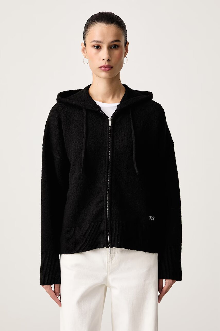 Karl Lagerfeld Jeans cardigan pentru femei cu amestec de lână