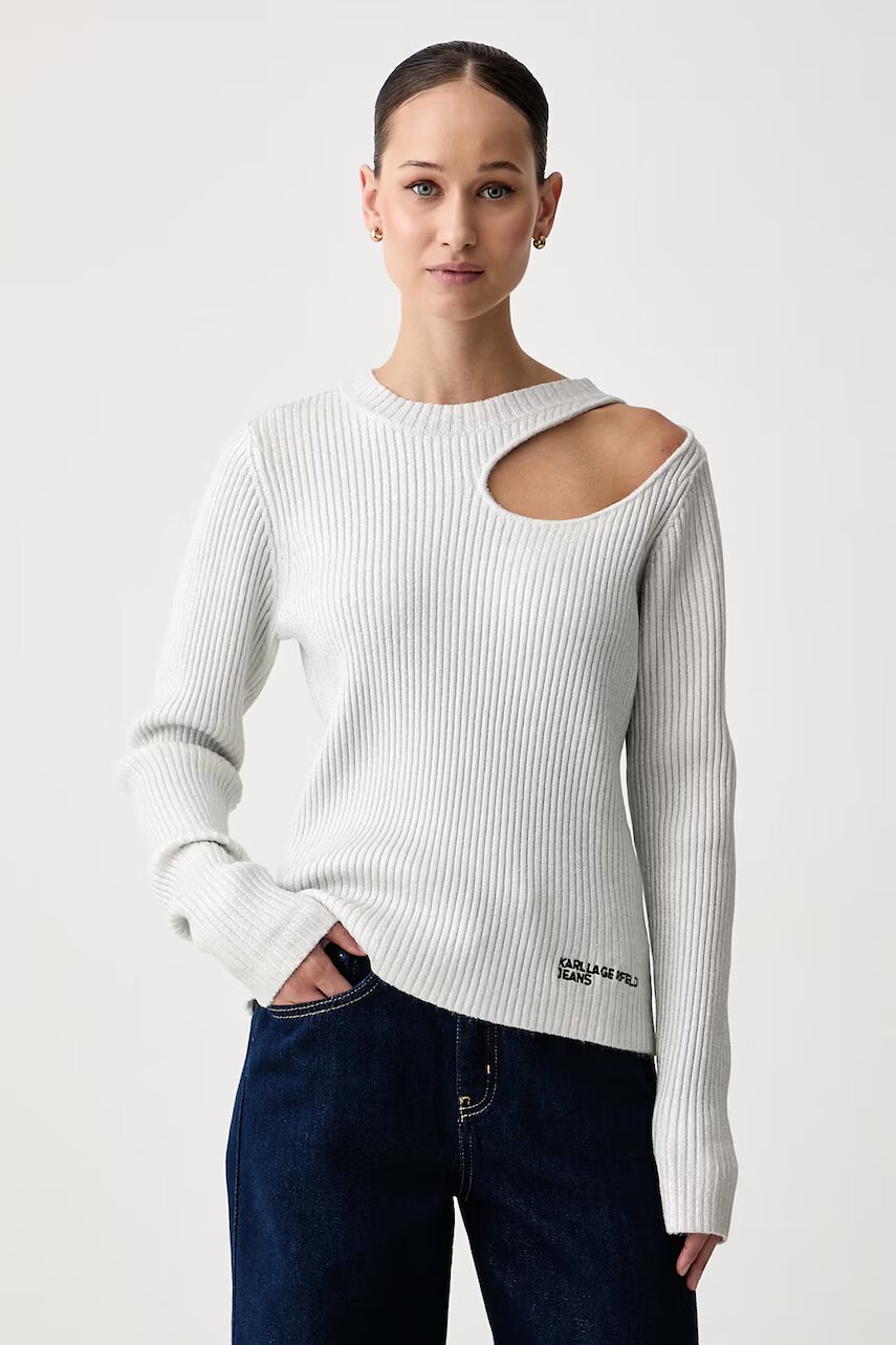 Karl Lagerfeld Jeans pulover pentru femei cu lână