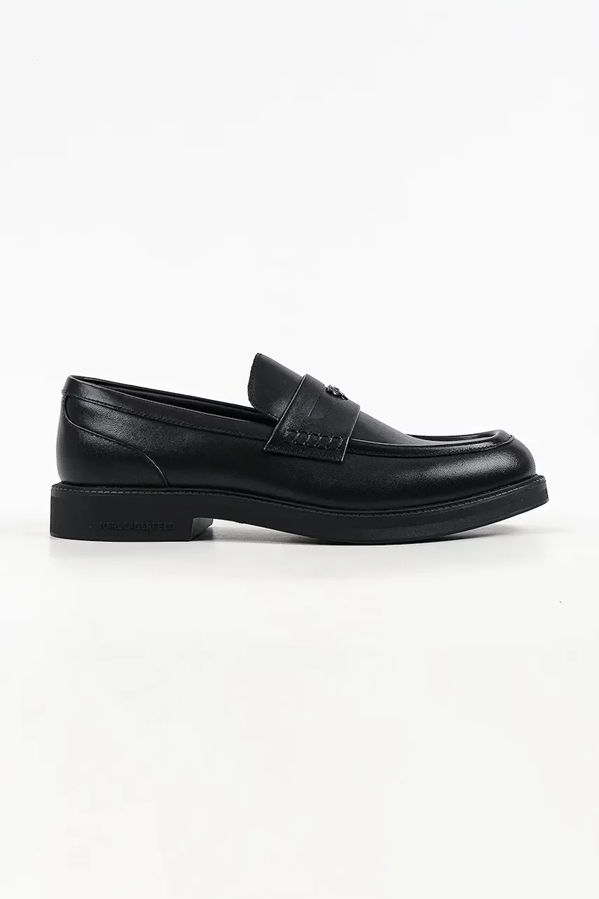 Karl Lagerfeld loafers slip-on pentru bărbați din piele Kai