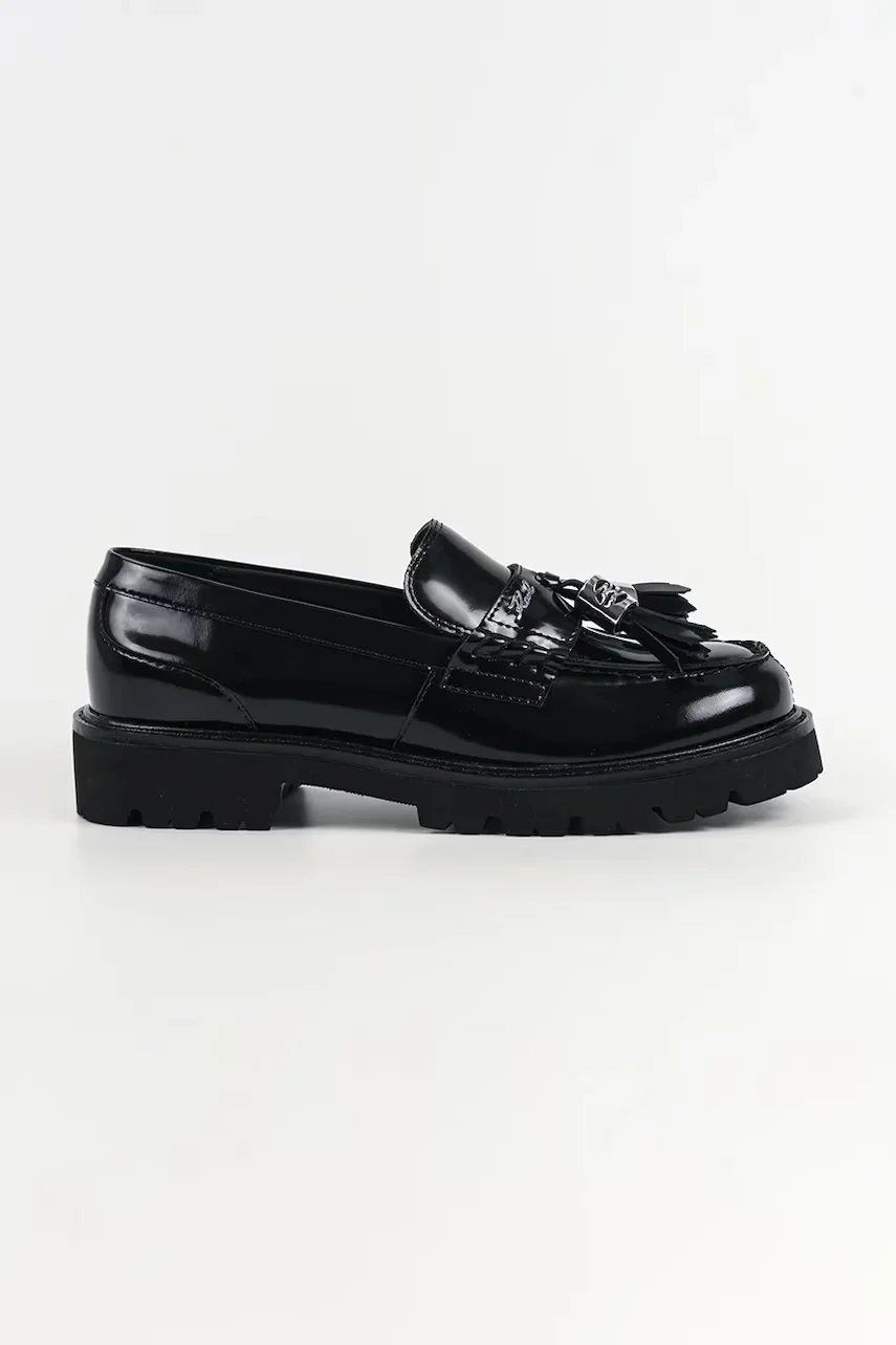 Karl Lagerfeld loafers slip-on pentru femei din piele Lowell