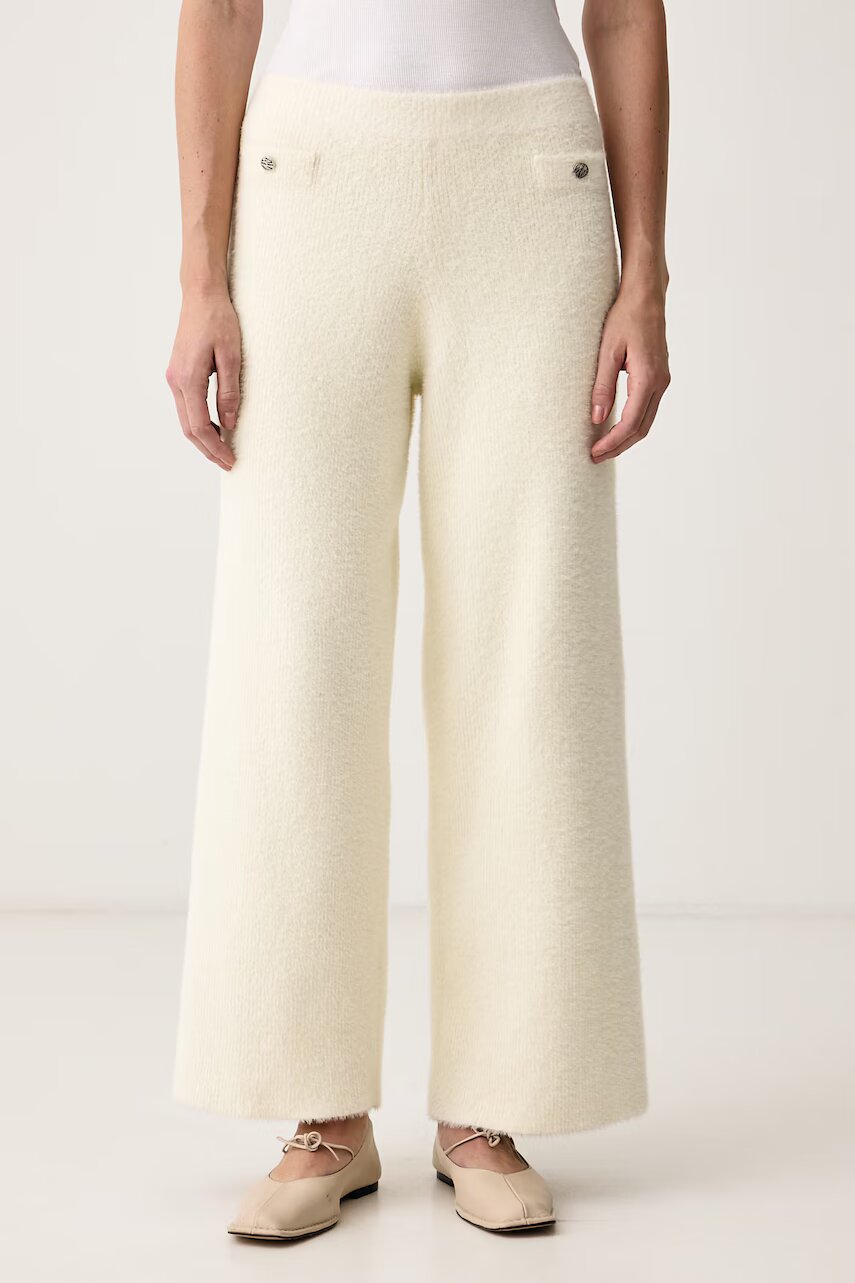 Karl Lagerfeld pantaloni pentru femei cu bumbac