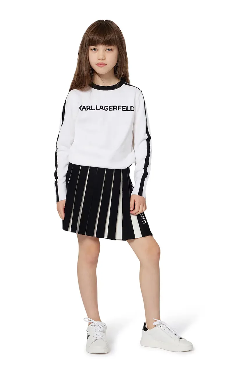 Karl Lagerfeld pulover pentru copii din amestec de cașmir
