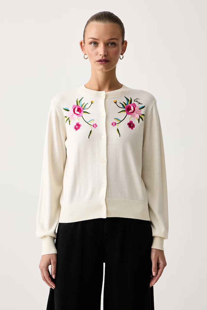 Kenzo cardigan pentru femei cu lână