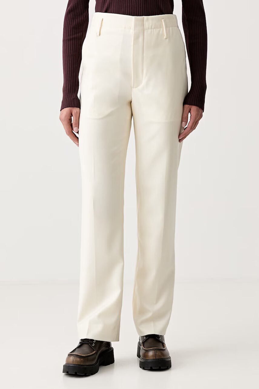 Kenzo pantaloni de costum pentru femei din lână