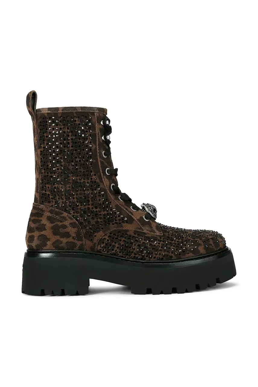 Kurt Geiger London bocanci pentru femei din piele întoarsă Chelsea Perf Boot