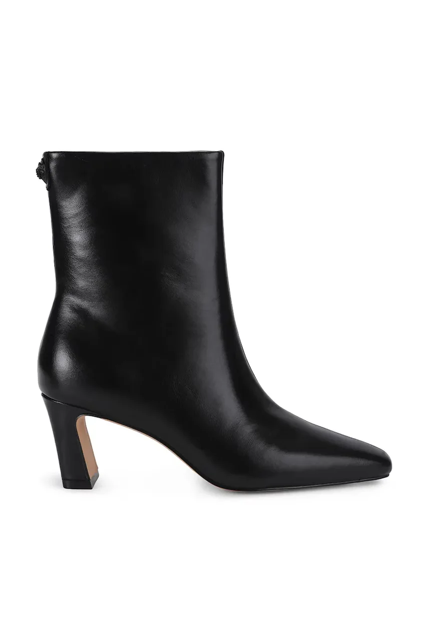 Kurt Geiger London botine cu toc pentru femei din piele Eaton Ankle Boot