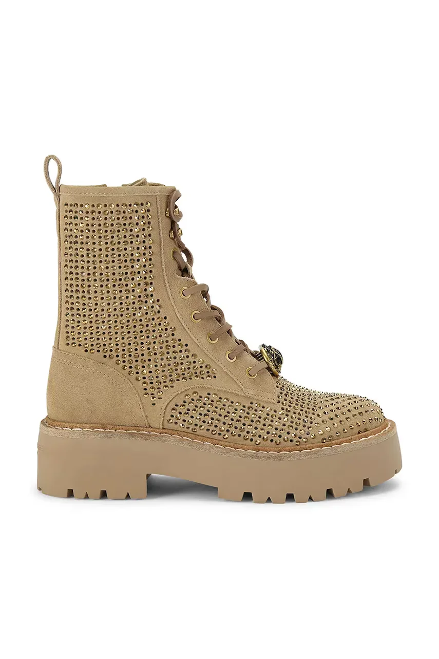 Kurt Geiger London botine pentru femei din piele întoarsă Chelsea Perf Boot