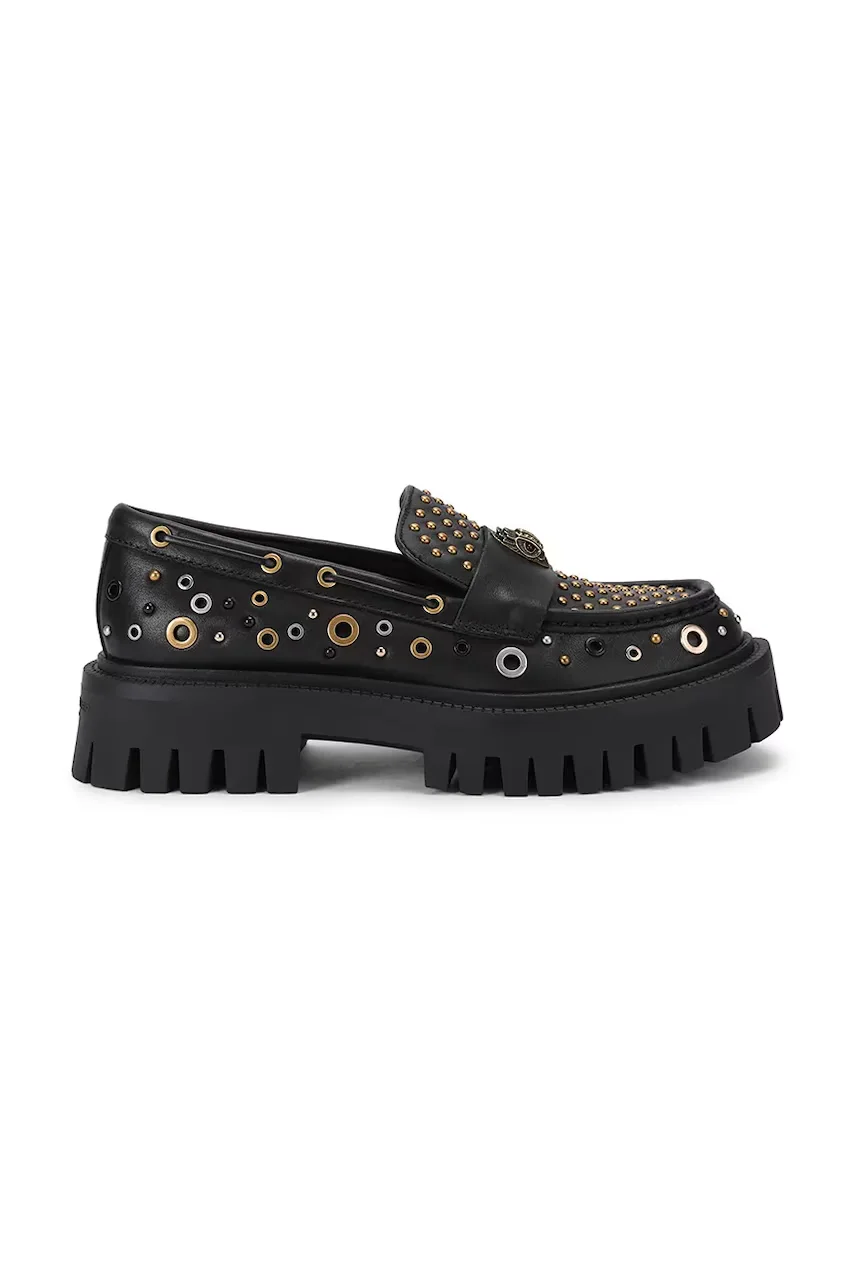 Kurt Geiger London mocasini pentru femei din piele Studded Chunky Loafer