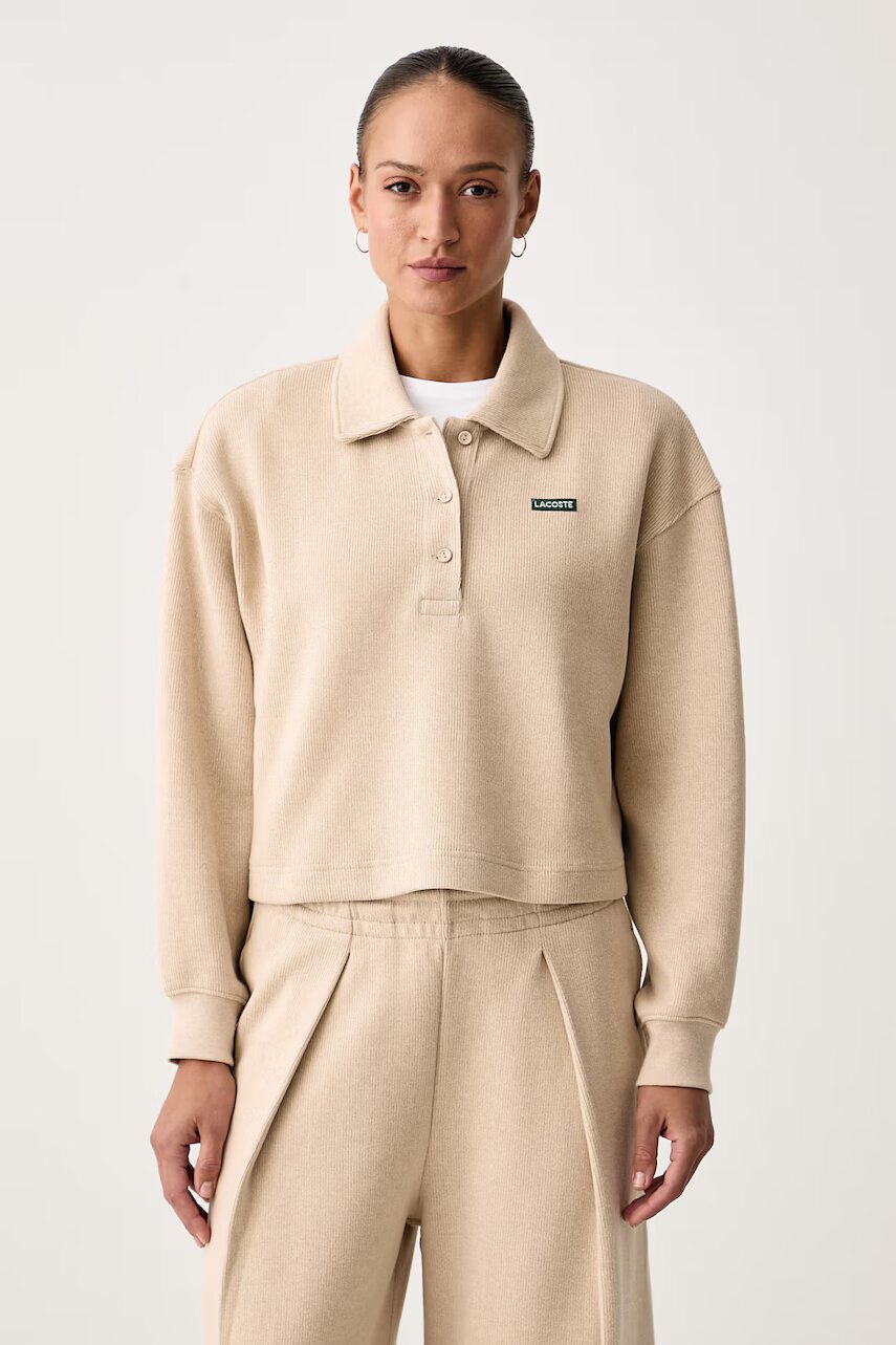 Lacoste hanorac pentru femei cu bumbac