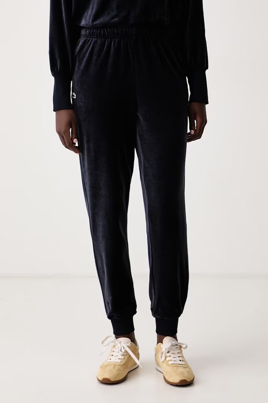 Lacoste pantaloni de trening pentru femei cu bumbac
