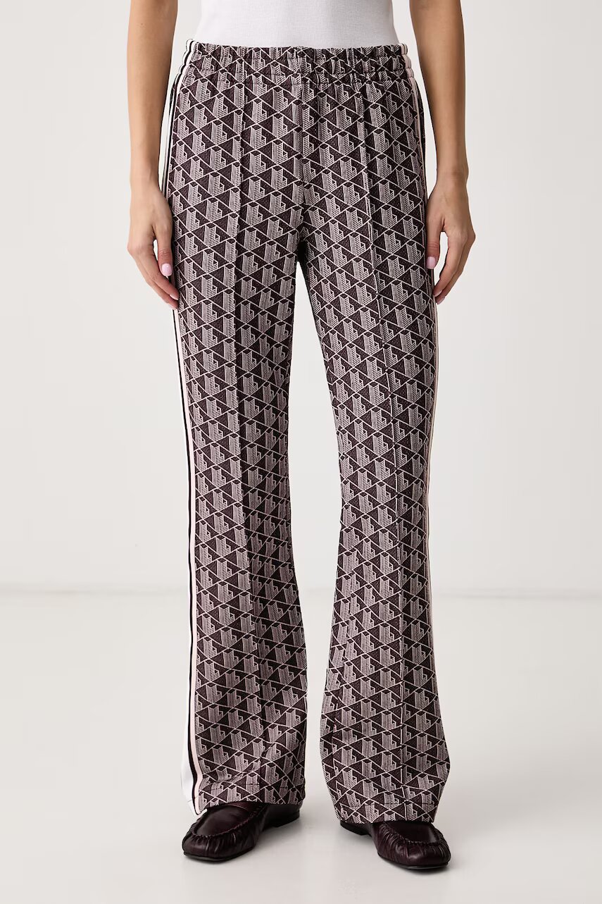 Lacoste pantaloni evazați bell-bottom pentru femei