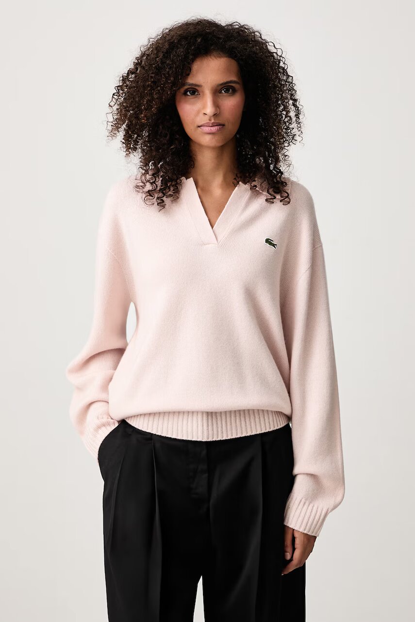 Lacoste pulover pentru femei din cașmir