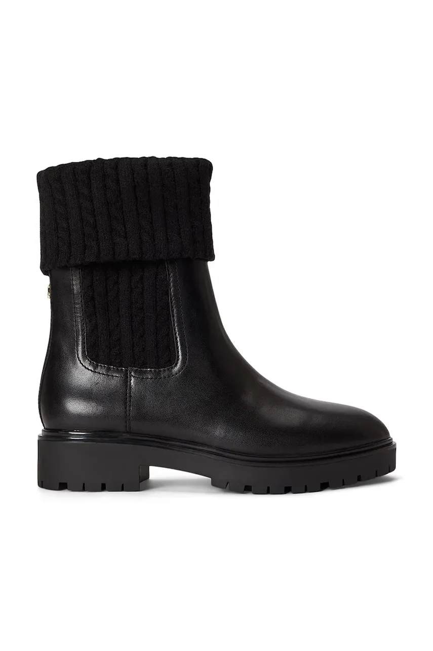 Lauren Ralph Lauren botine pentru femei din piele Allyson Cbl