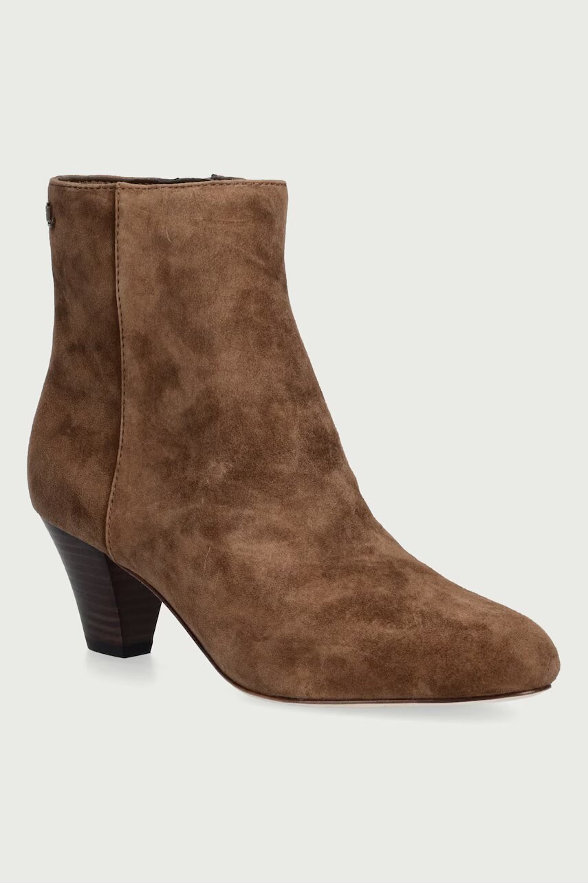 Lauren Ralph Lauren botine pentru femei din piele întoarsă Emrsyn Bt Hl