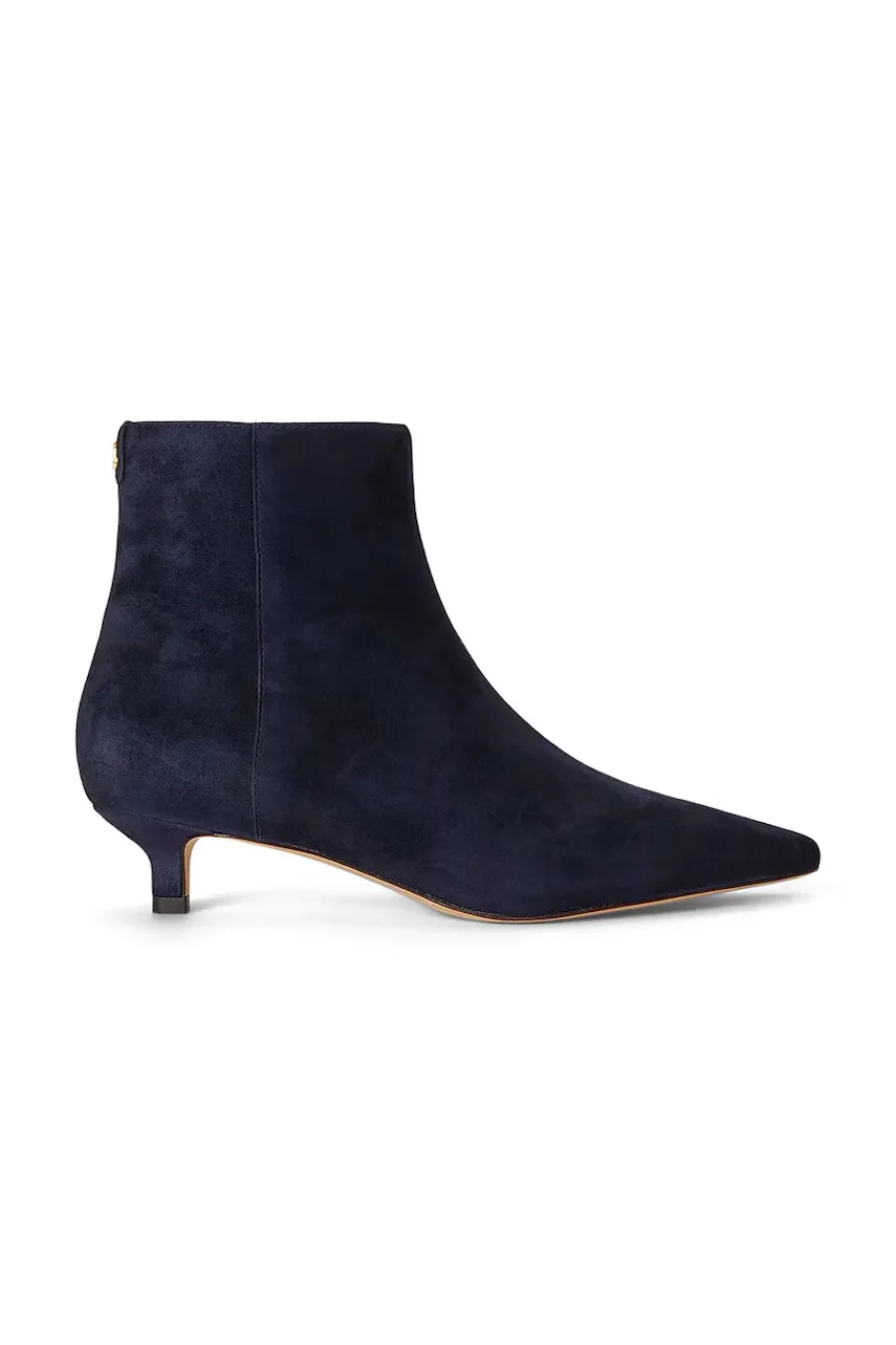 Lauren Ralph Lauren botine pentru femei din piele întoarsă Frncsa Bt Hl