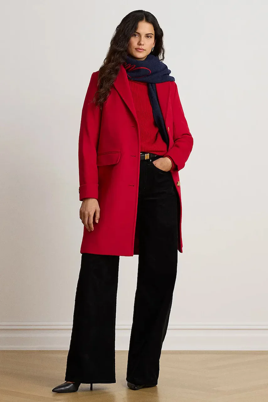 Lauren Ralph Lauren palton pentru femei cu lână