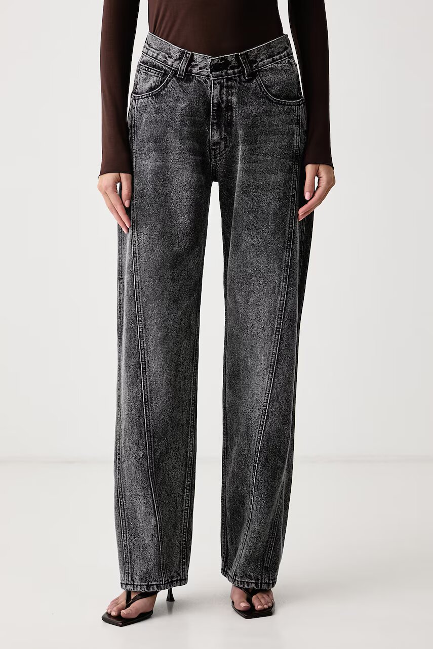 Le Privé pentru femei ICONIC JEANS GRIS