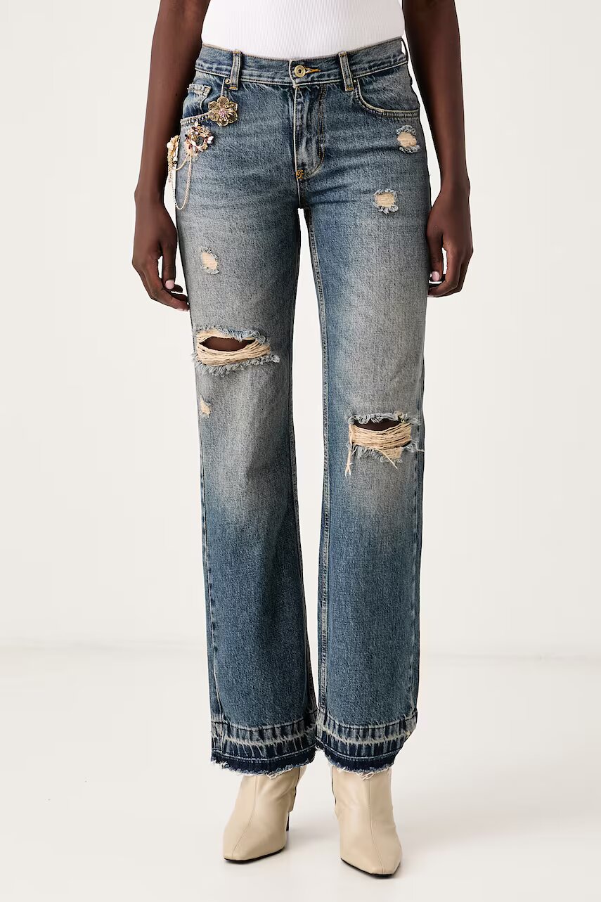 Liu Jo blugi straight pentru femei Selected by Gigi Hadid