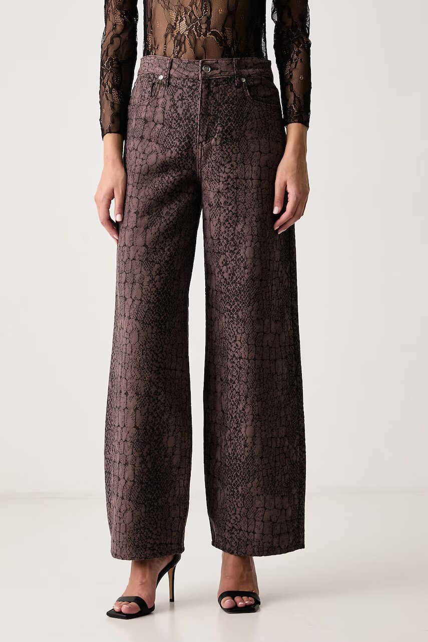 Liu Jo blugi wide leg pentru femei