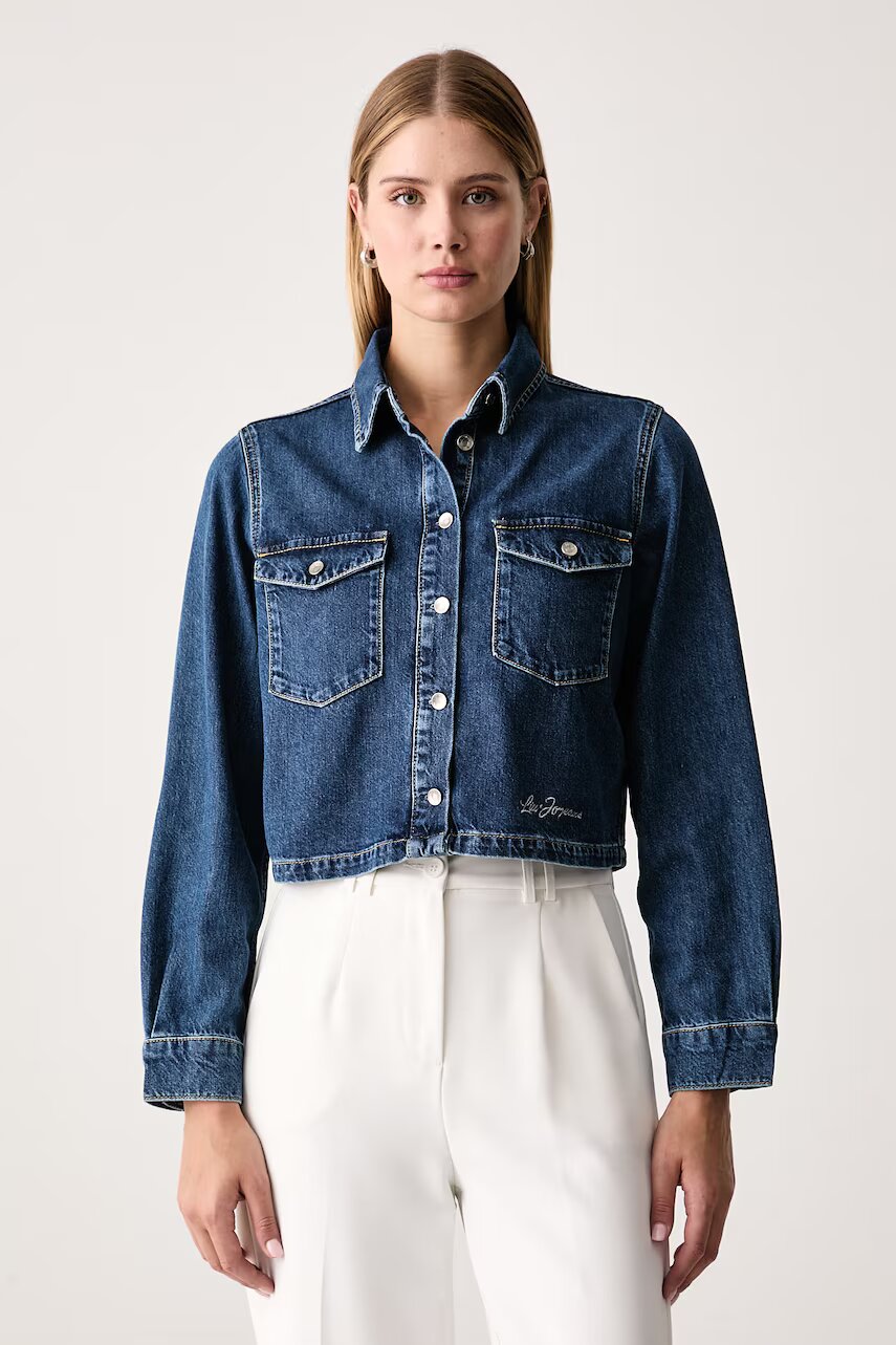 Liu Jo cămașă pentru femei din denim