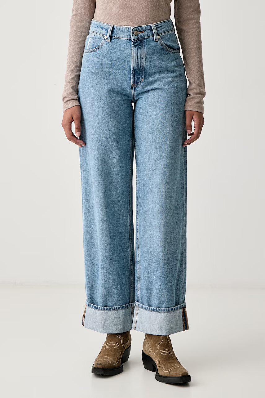 Marc O'Polo blugi wide leg pentru femei