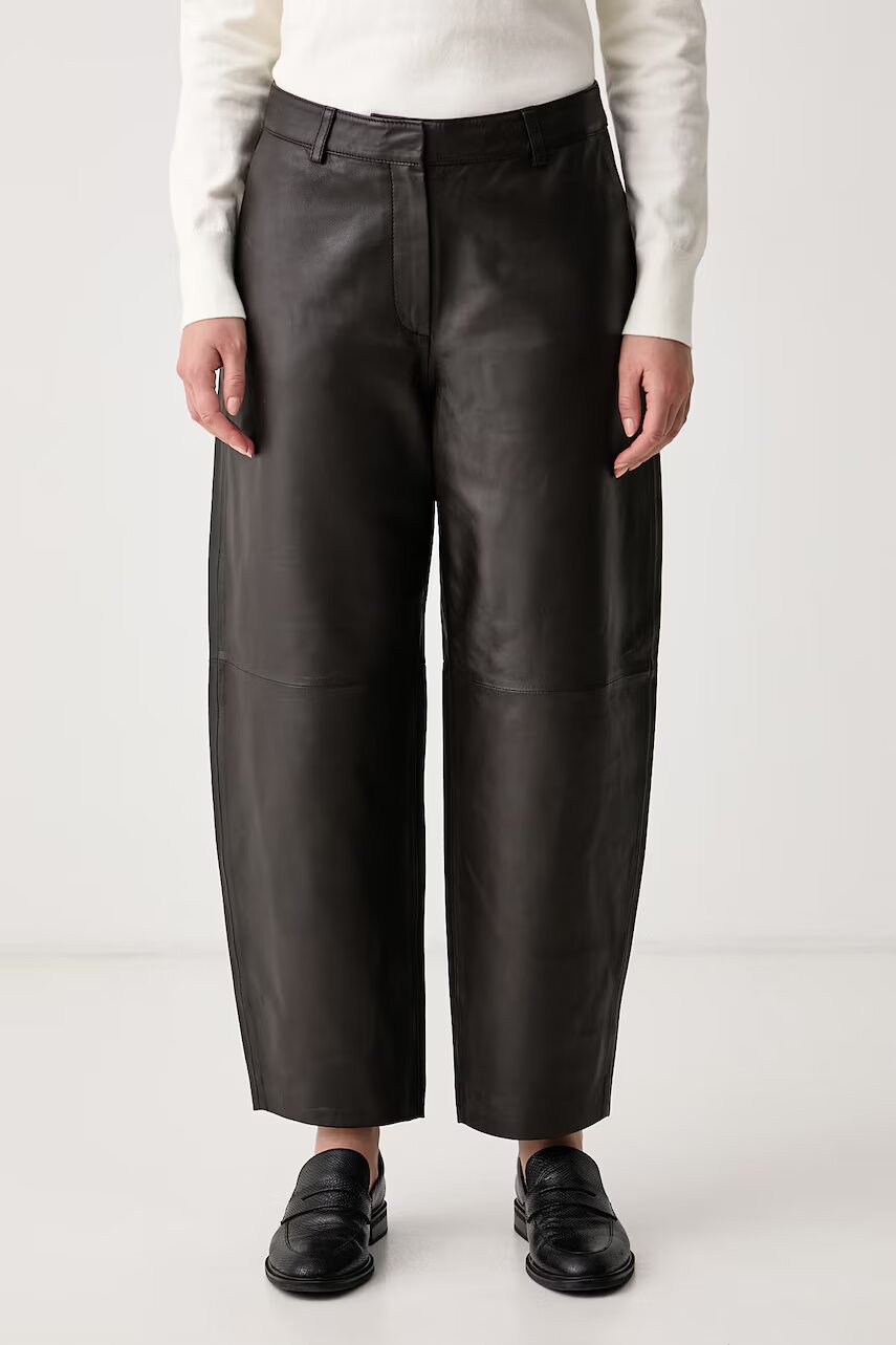 Marc O'Polo pantaloni pentru femei din piele