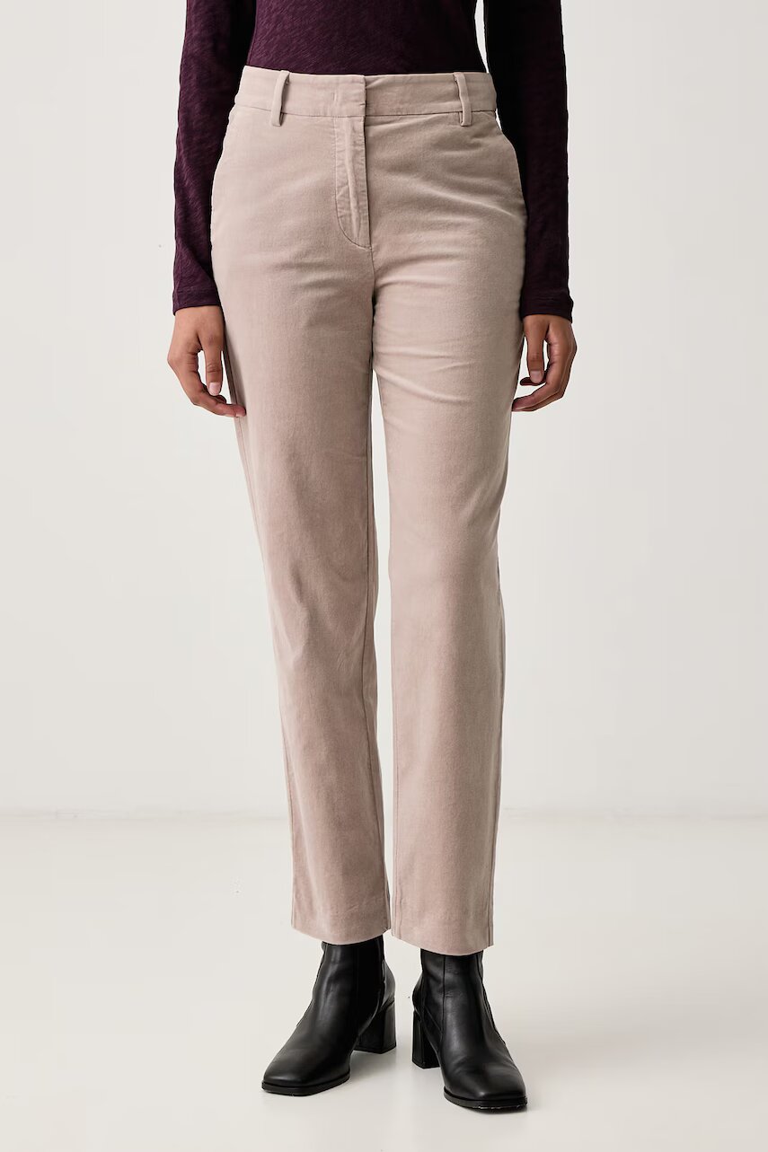 Marc O'Polo pantaloni pentru femei din velur