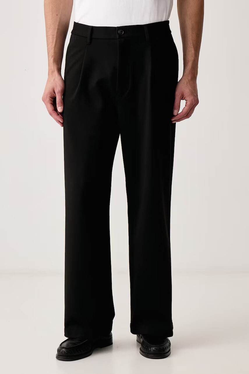 Marc O'Polo pantaloni wide leg pentru bărbați