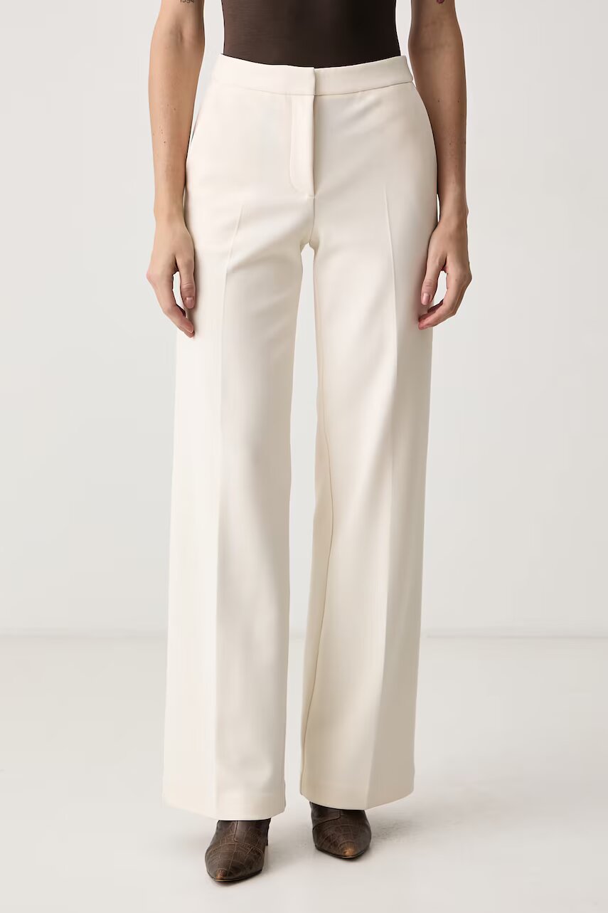 Marciano by Guess pantaloni wide leg pentru femei VIOLA