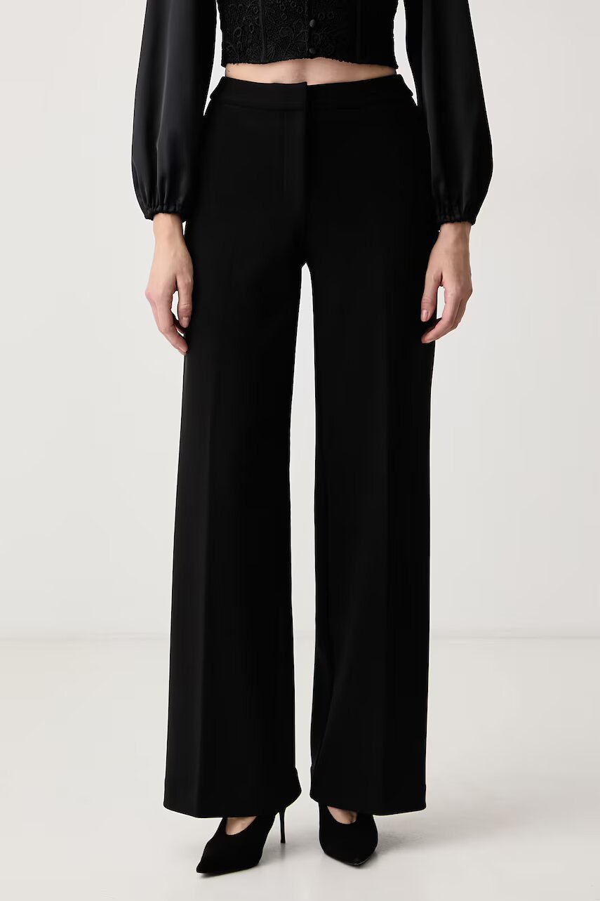 Marciano by Guess pantaloni wide leg pentru femei VIOLA