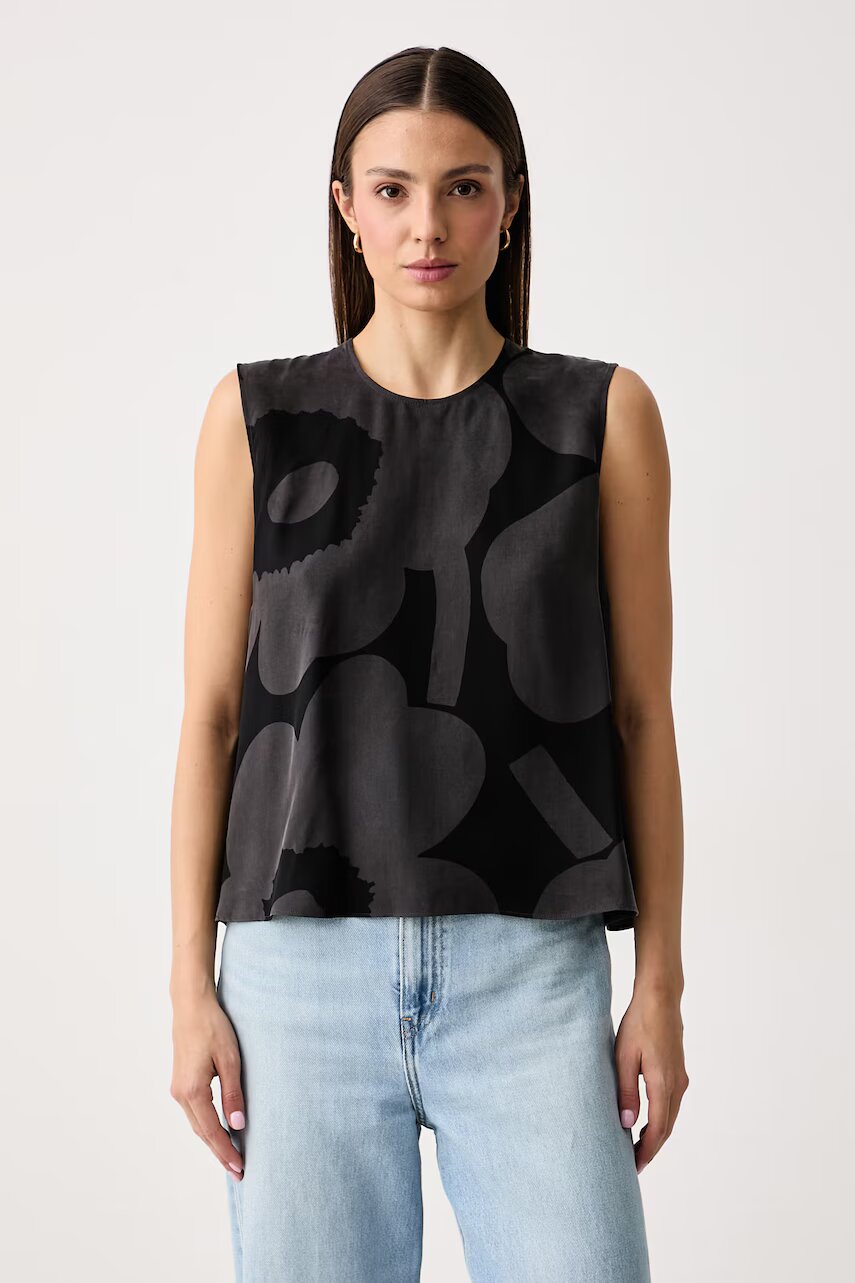 Marimekko bluză pentru femei cu lyocell