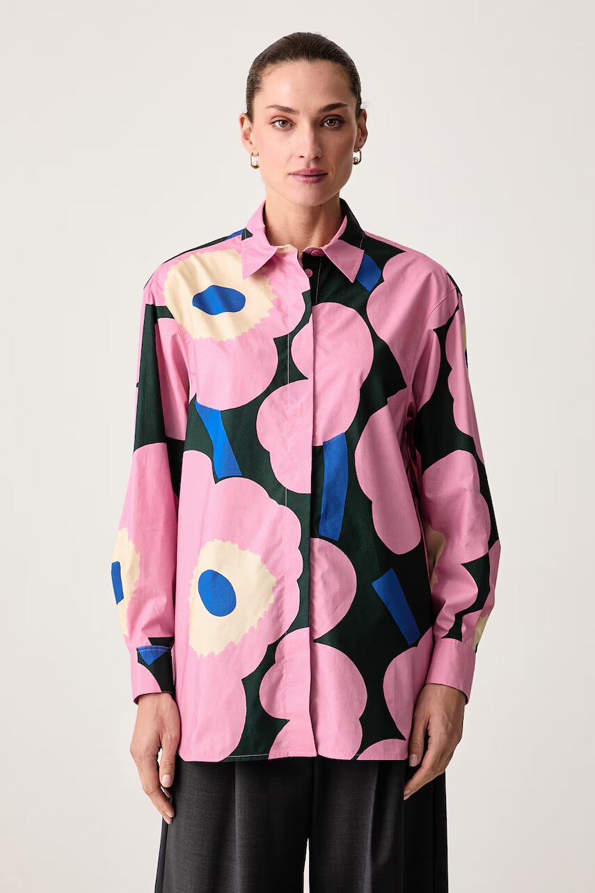 Marimekko cămașă pentru femei din bumbac