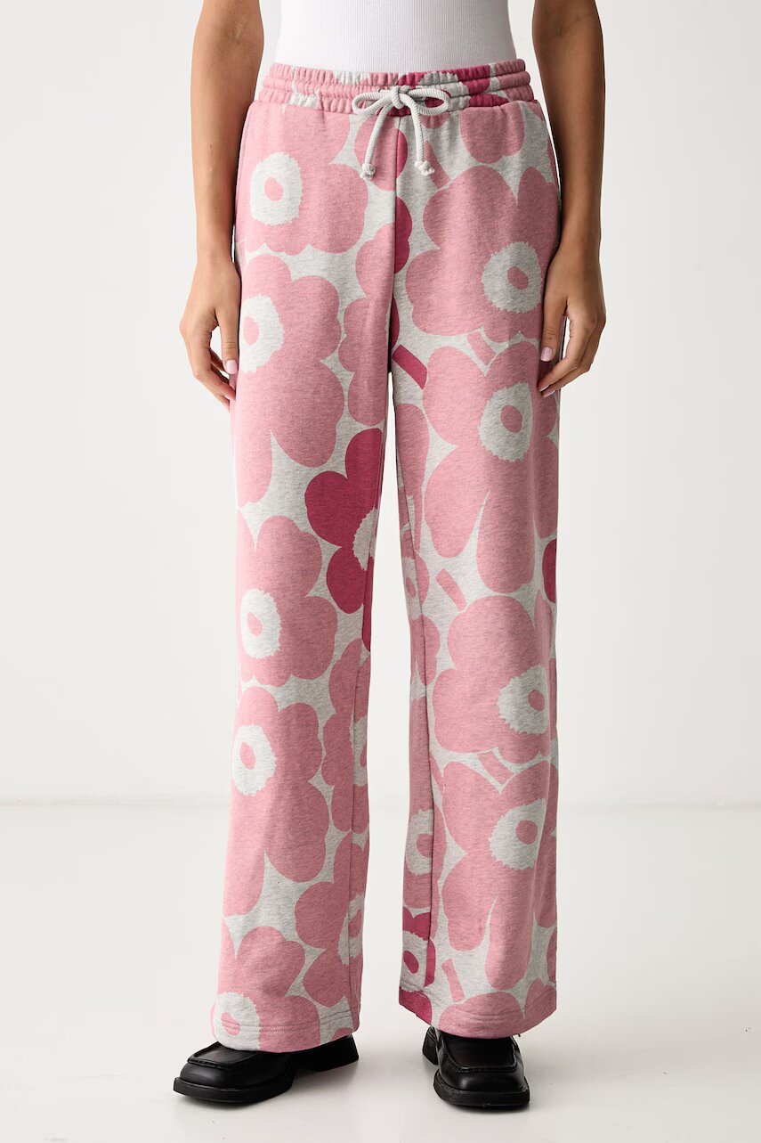 Marimekko pantaloni de trening pentru femei din bumbac