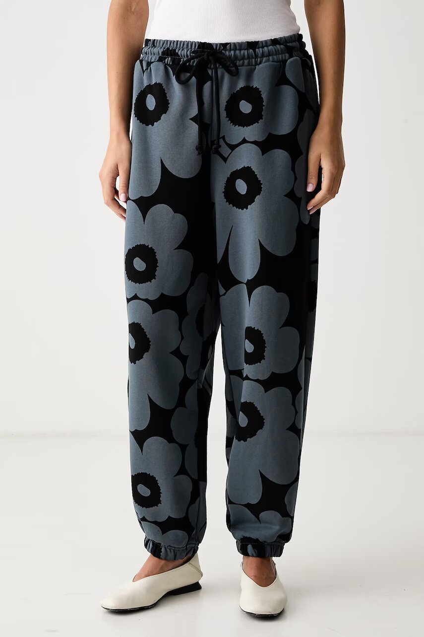 Marimekko pantaloni de trening pentru femei din bumbac