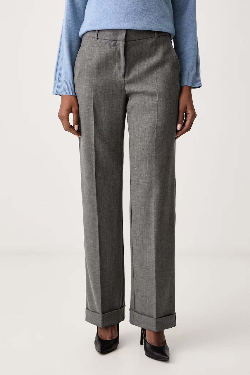 Max&Co. pantaloni pentru femei cu lână VESPA