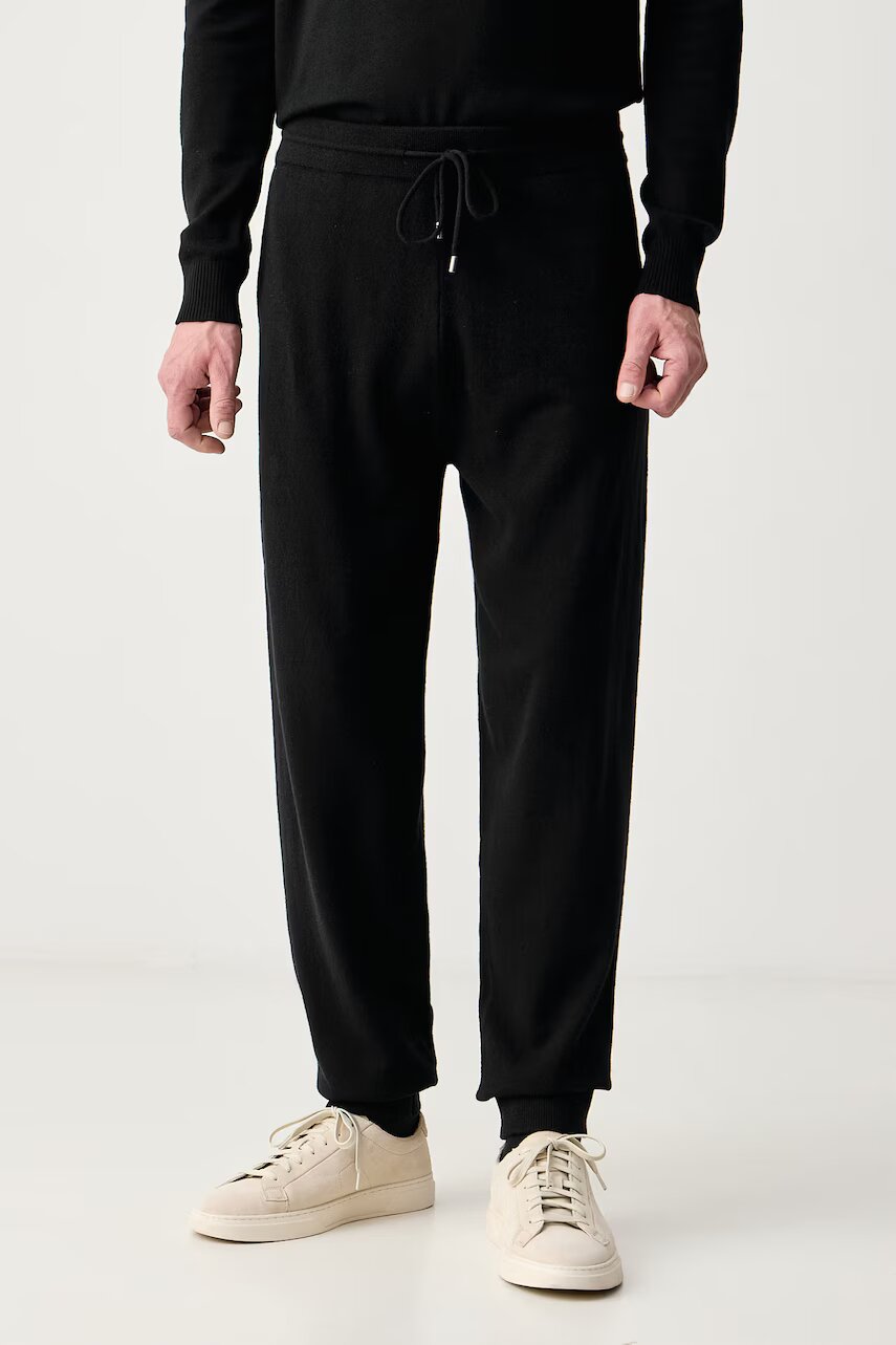 MC2 Saint Barth pantaloni joggers pentru bărbați din lână merino